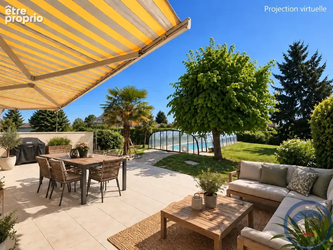 Fondettes   152 m2, 4 chambres, piscine couverte et terrain de 1 605 m2 - photo 3