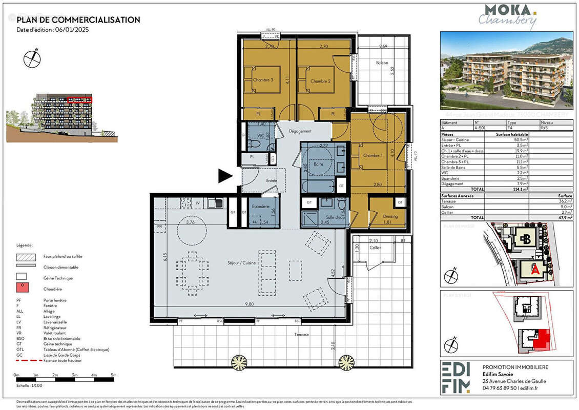 Appartement à CHAMBERY