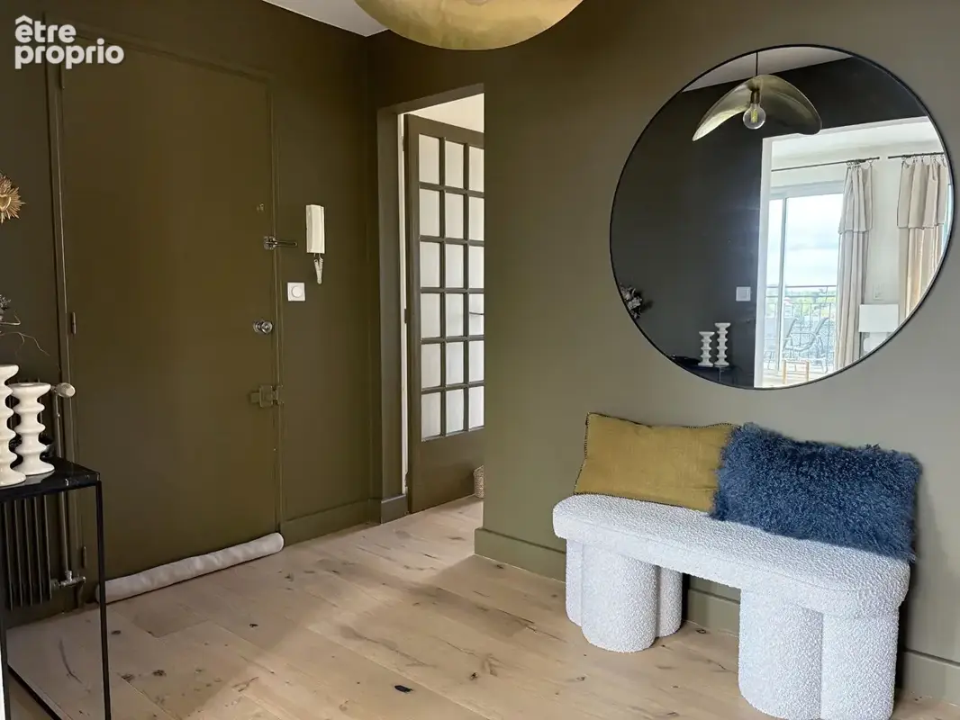 Appartement traversant 86,70 m² rénové avec goût au 6e et dernier étage avec balcons, parking et cave dans résidence de standing - photo 7