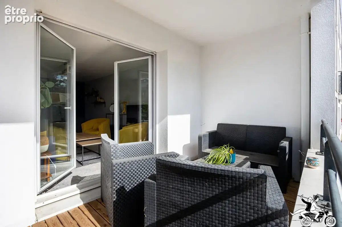 Exclusivité : nantes bas chantenay - t3 terrasse sud-ouest & box - dpe c - photo 14