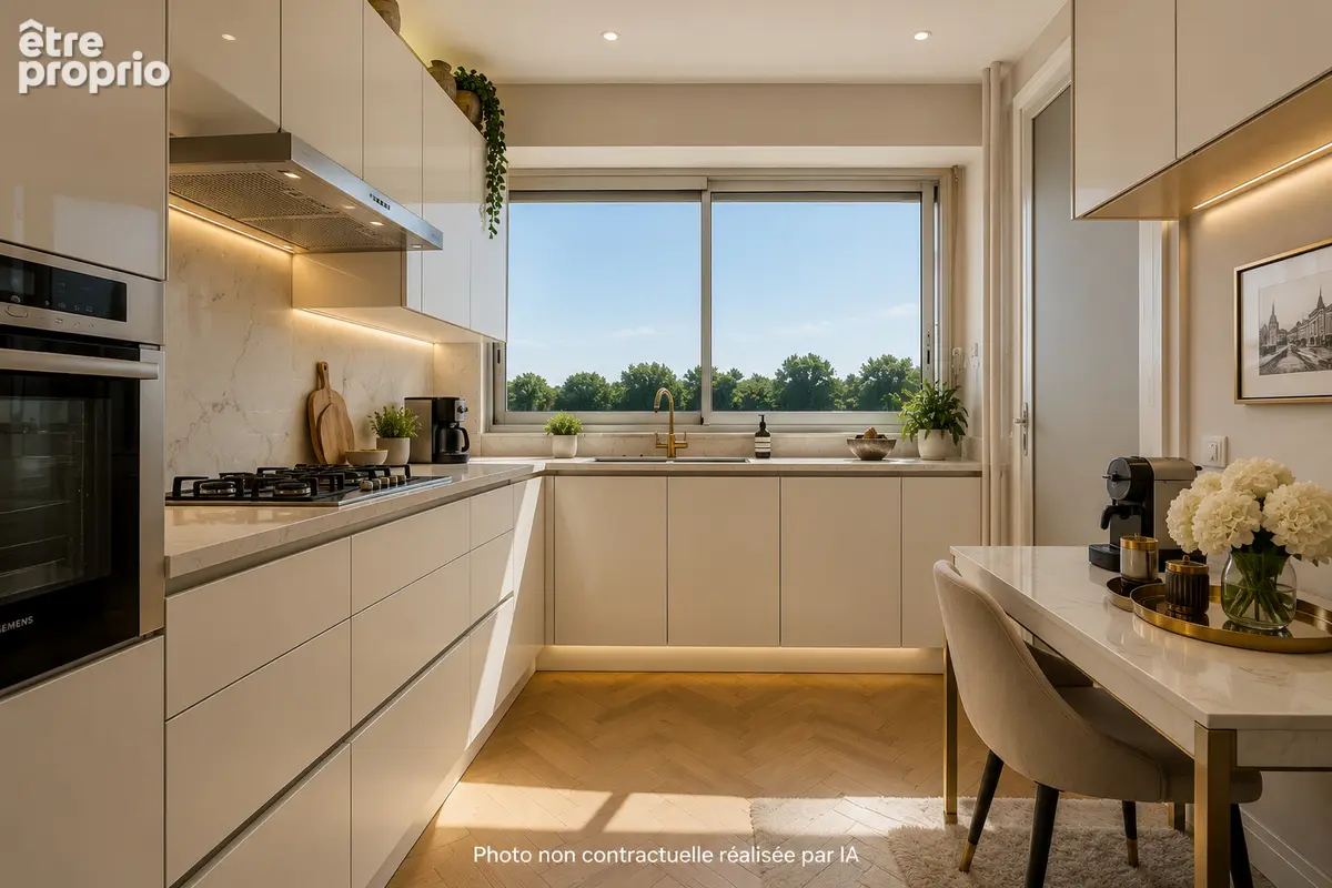 Exclusivité - Appartement familial de 101,83 m² Loi carrez  - Vue Seine exceptionnelle - Balcon - Piscine - Parking - Cave - photo 4