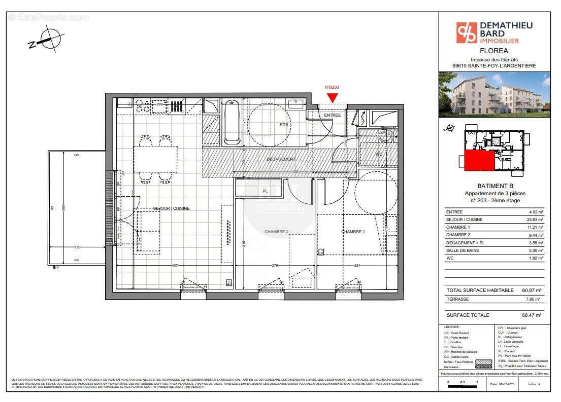 Appartement à SAINTE-FOY-L'ARGENTIERE