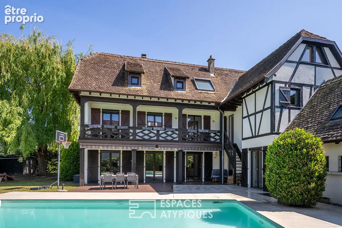 Maison de caractère avec piscine et jardin arboré - photo 10