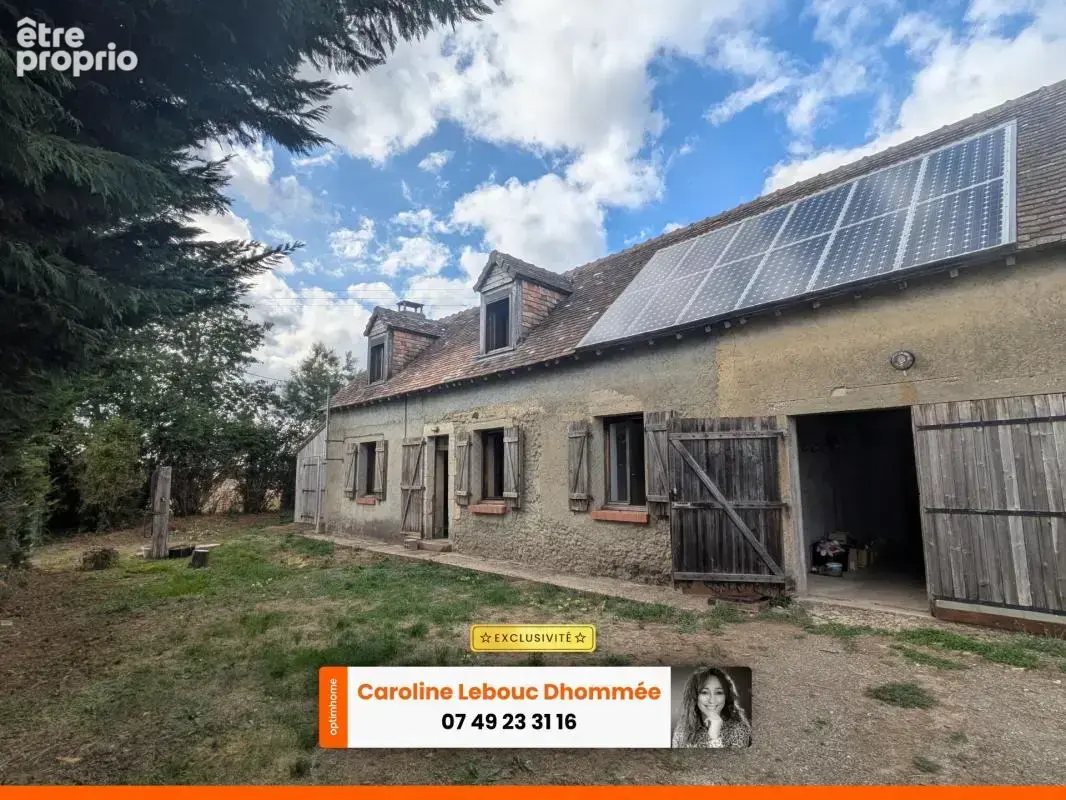 Longère en pierres 3 chambres à restaurer avec jardin et panneaux solaires en campagne - photo 3