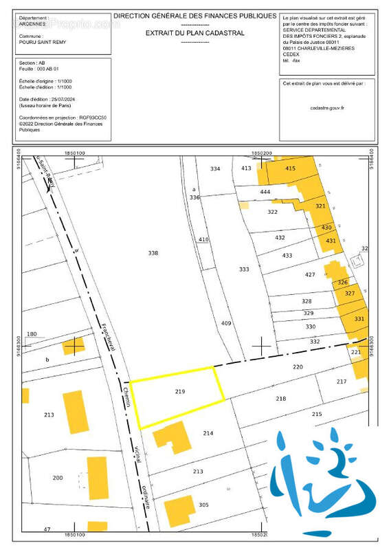 Terrain à POURU-SAINT-REMY
