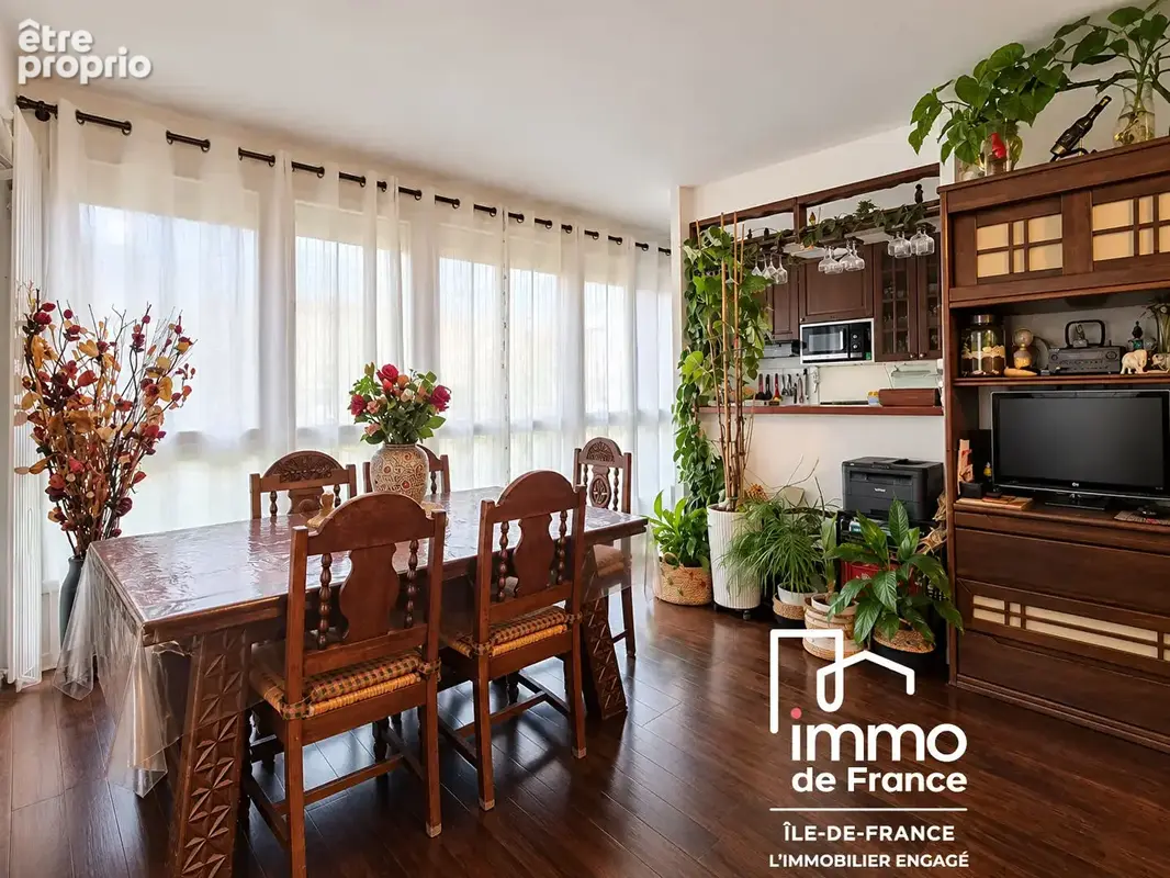 Appartement Bobigny 2 pièces 49.92 m2 balcon+parking - photo 2