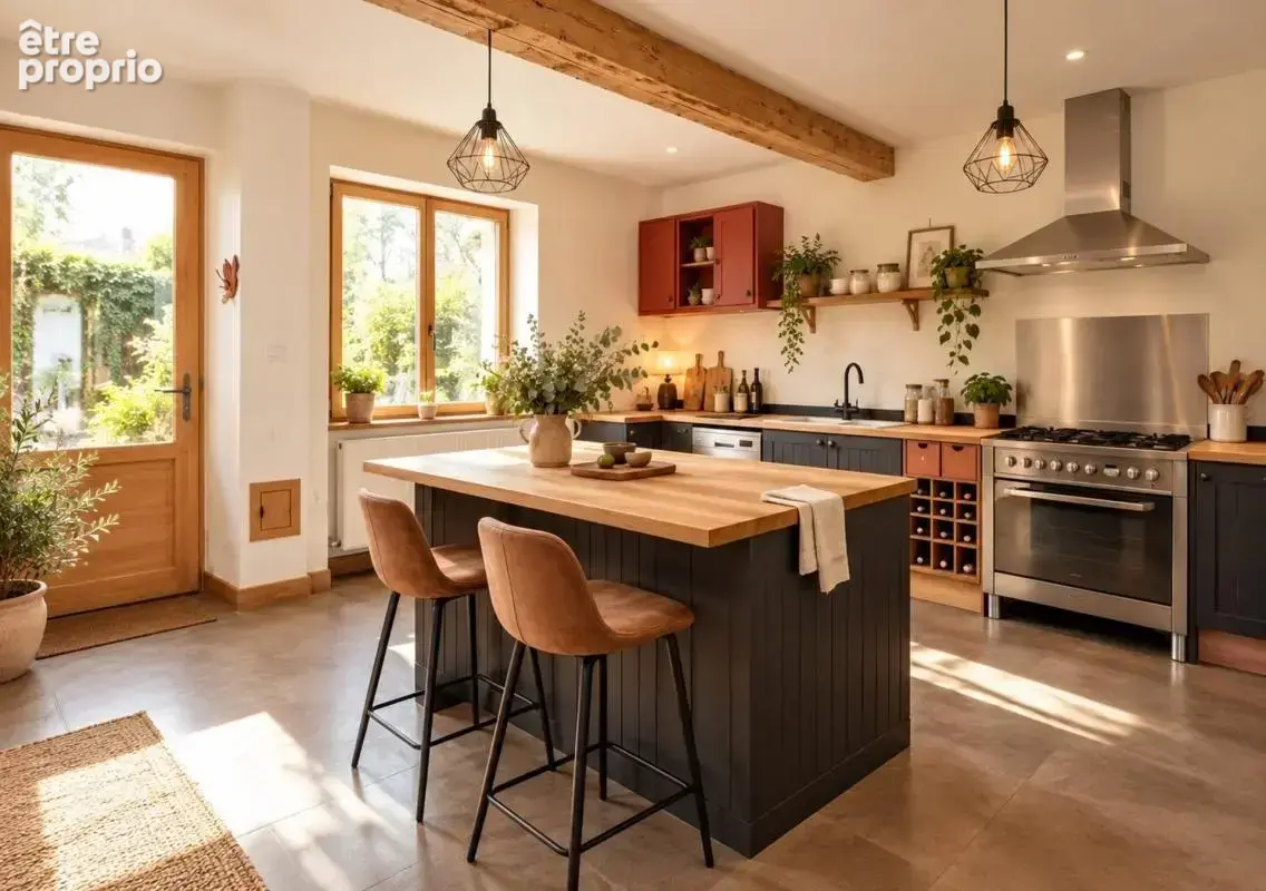 Vente - maison de village - jardin - photo 2