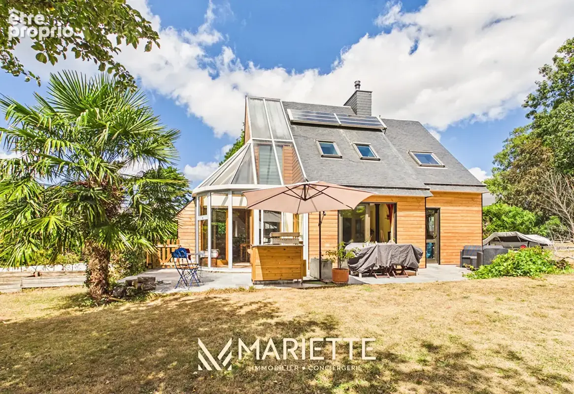 "ENEZ" La Forêt Fouesnant - Maison à l'architecture singulière avec sous-sol total - photo 2