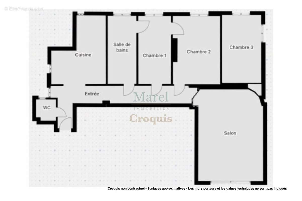 Appartement à PARIS-20E