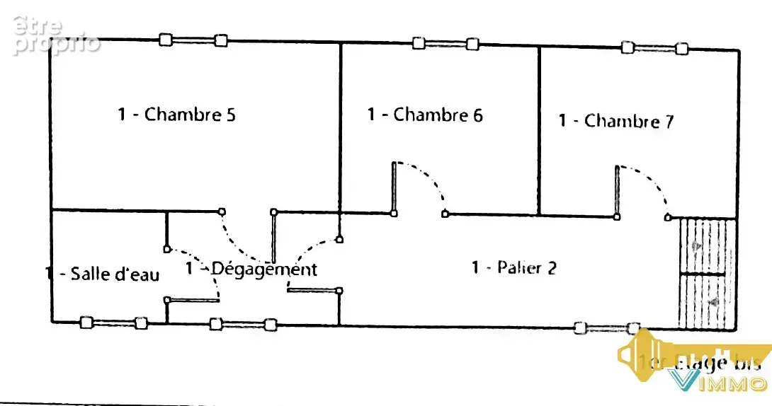 Deux maisons de ville - 7 chambres - vie de plain pied possible - salle d'eau pmr - accueil / locatifs / coloc - photo 17