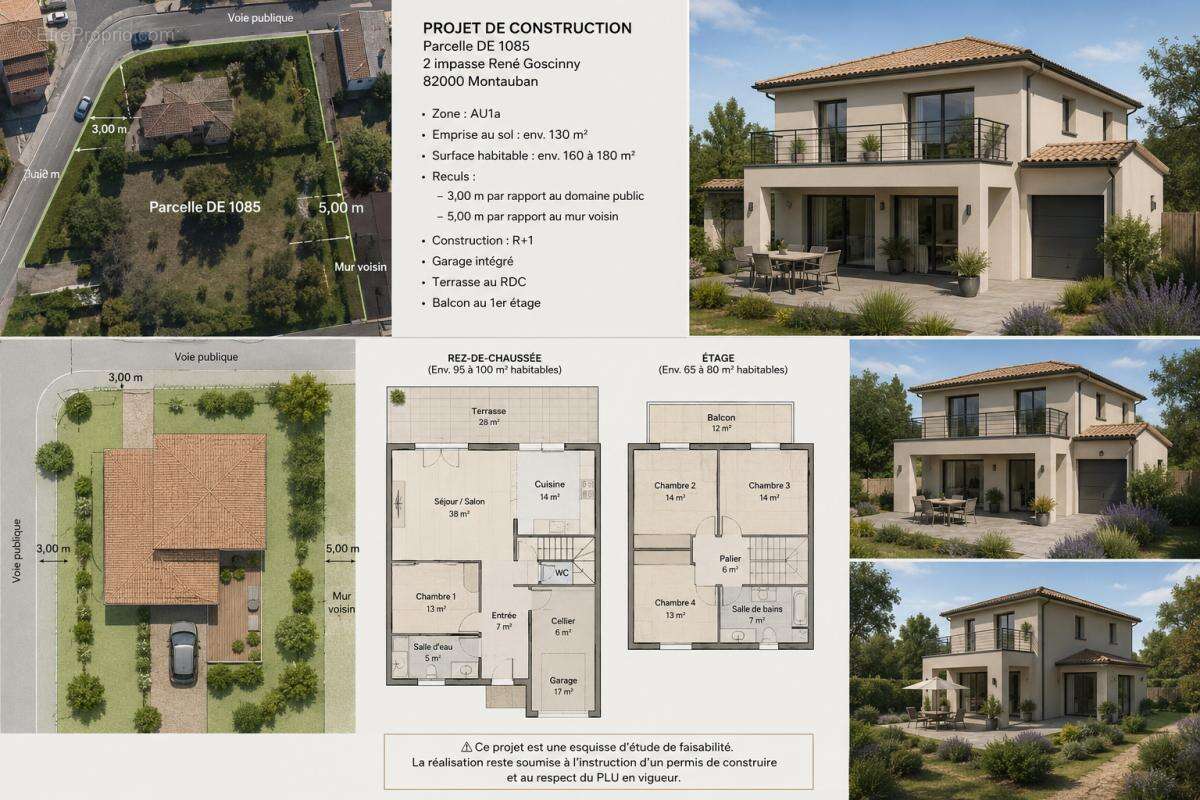Montauban 82000,  Fonneuve Terrain  constructible et viabilisé - photo 9