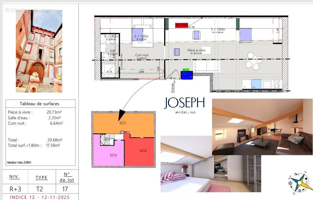 Appartement à TOULOUSE