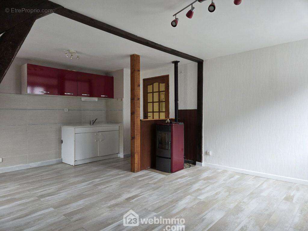 Il dispose d'une belle et lumineuse pièce de vie de 26m² avec une cuisine ouverte. - Appartement à SAINT-JEAN-DE-MAURIENNE