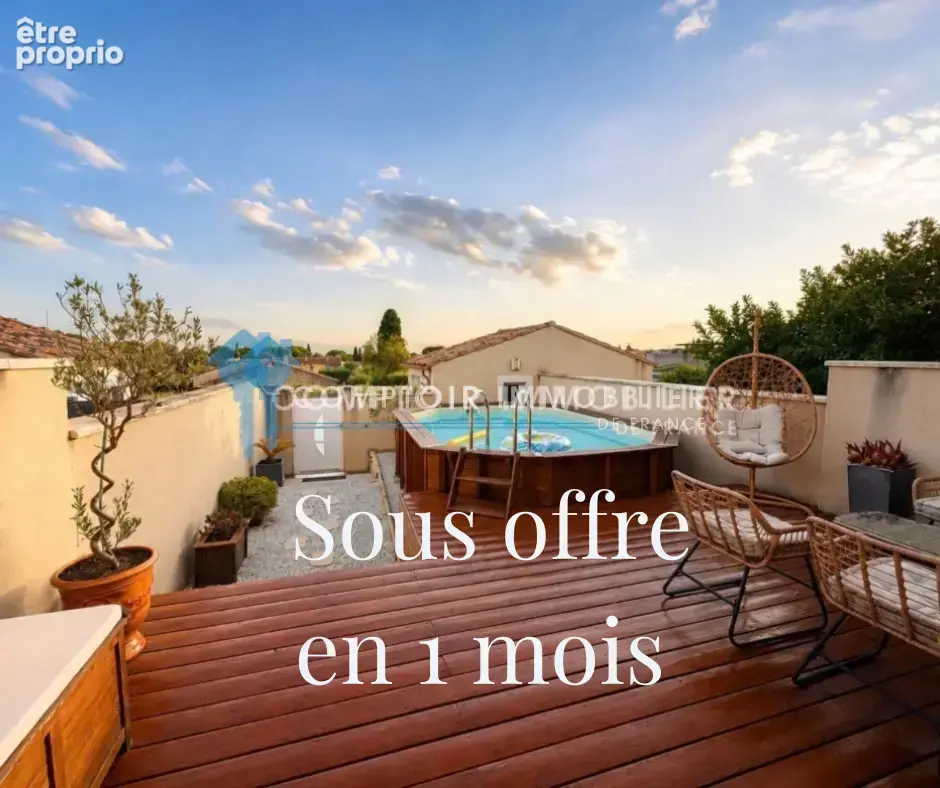 En exclusivité Villa de 2013, 95 m2 sur 164 m2 de terrain , piscine, 3 chambres vue dégagée proche collège - photo 1