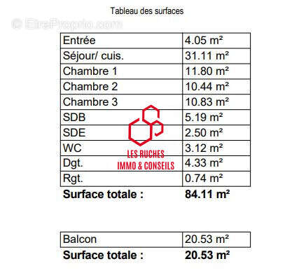 Appartement à LIEUSAINT