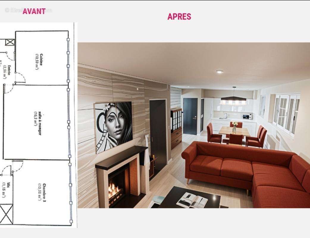 Appartement à L'HOPITAL