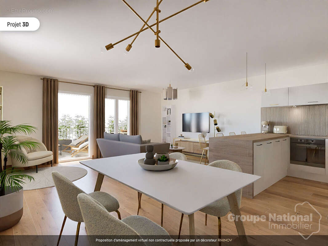 Appartement avec terrasse  Fort potentiel d'aménagement - photo 2