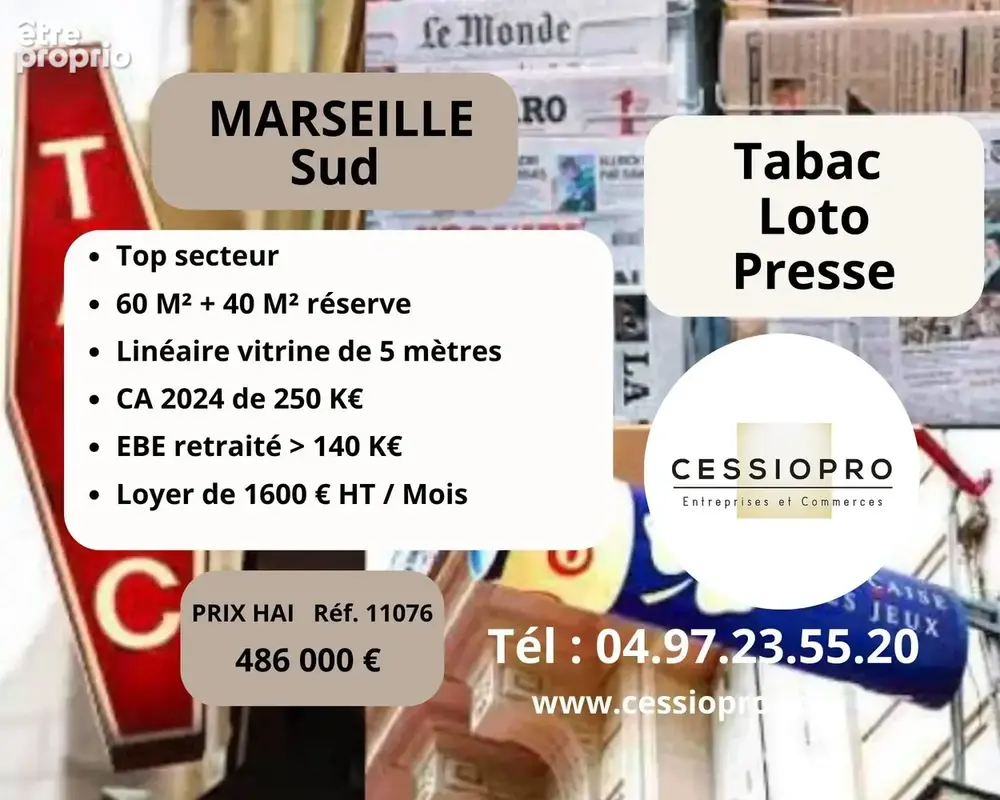 Commerce à MARSEILLE-9E