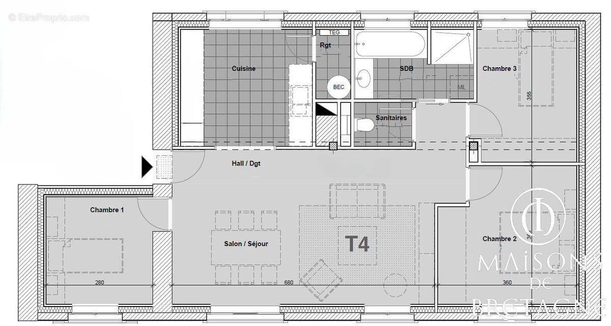 Appartement à PONT-AVEN
