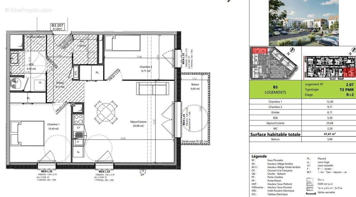 Photo 2 - Appartement à BRETTEVILLE-SUR-ODON