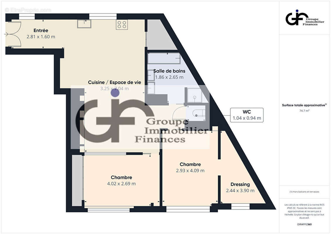 Appartement à PARIS-16E