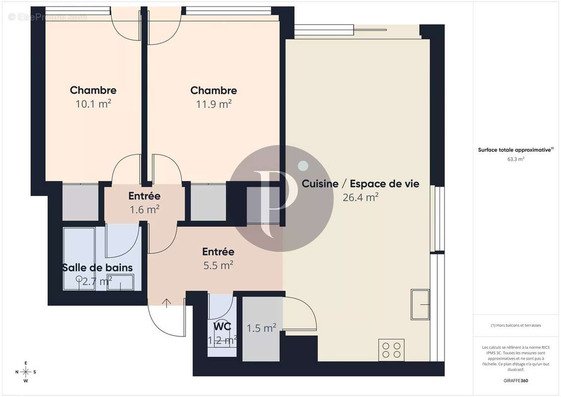 Appartement à VERRIERES-LE-BUISSON