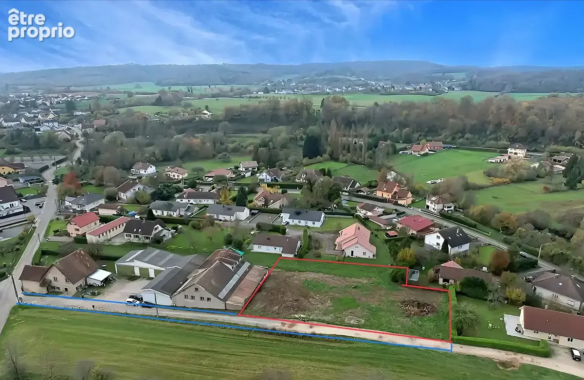 EXCLUSIVITE : à BUSSUREL (Héricourt), 2 Terrains constructibles, 1121 m2 chacun - photo 4