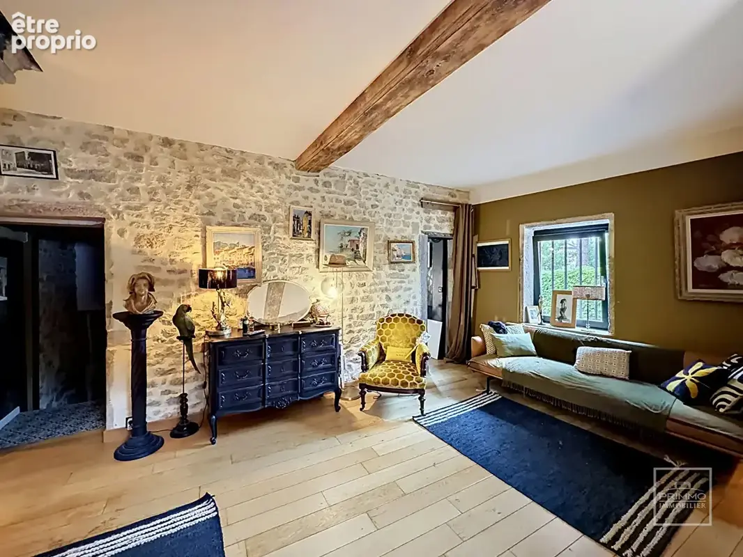 SAINT DIDIER AU MONT D'OR, Maison en pierre du XIXè rénovée en 2021 d'environ 130m². - photo 4