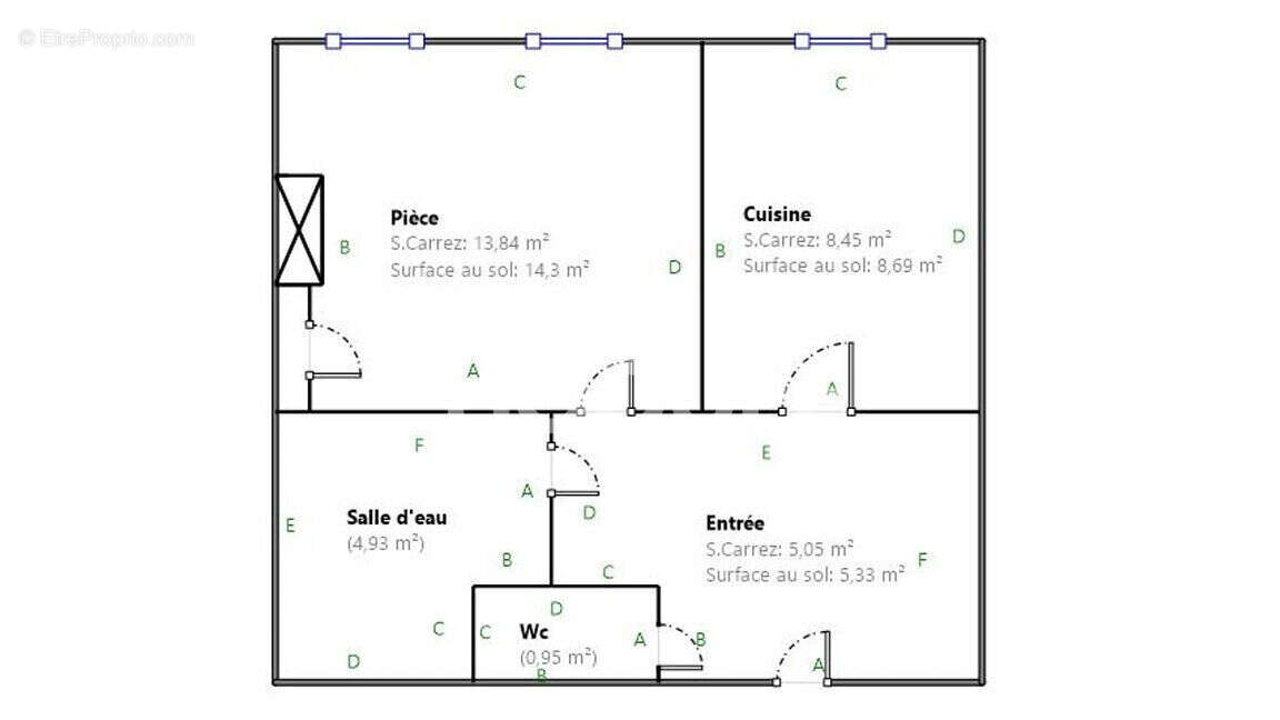 Appartement à LYON-6E