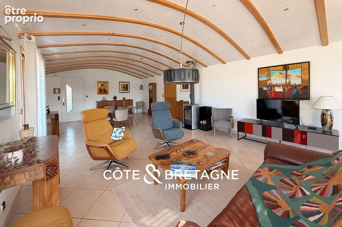 Maison d’architecte avec piscine a ambon morbihan  réf : 2026136 - photo 5