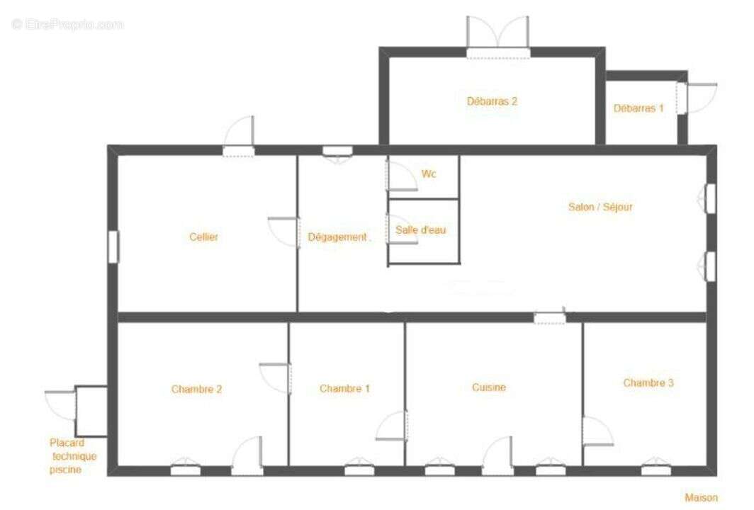 Ancienne Longère de Caractère  113,65 m²  sur 1,36 ha  Eauze - photo 29