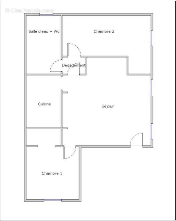 Appartement à PARIS-18E