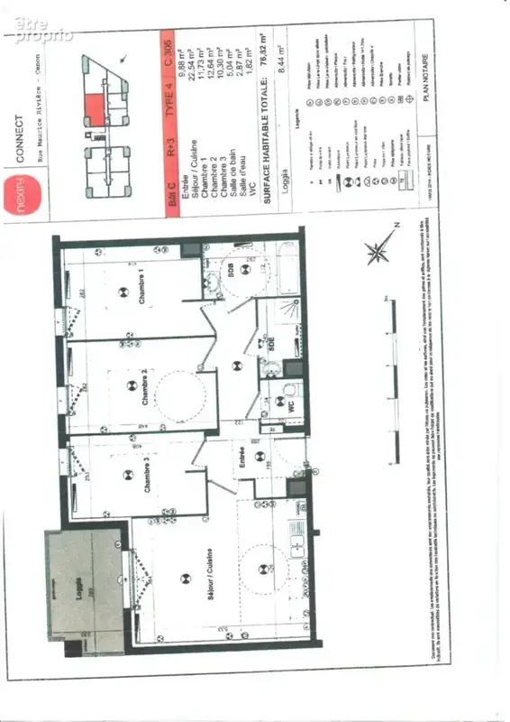 Appartement - 3 pièces - Cenon - 76 m² - photo 7