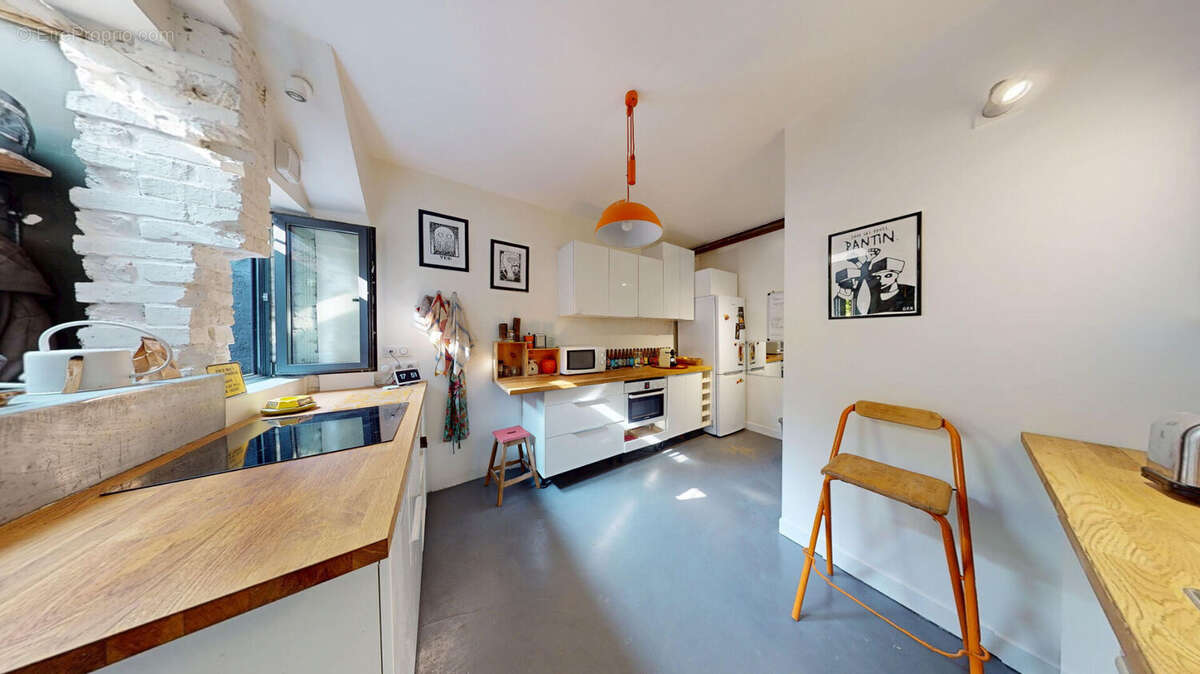 Triangle d'or - eglise de pantin  rare & atypique  loft sur jardin   lumineux  4-5 pieces  100 m² carrez - 130 m² habitable - photo 8