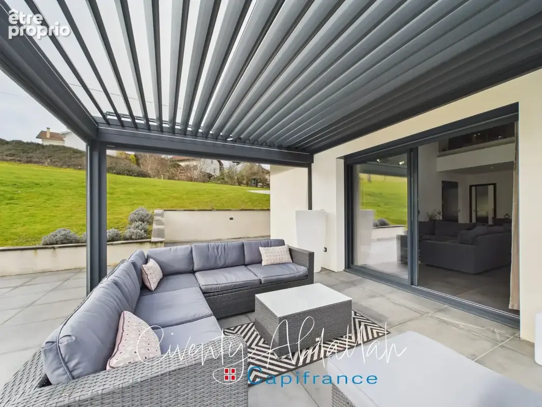 FILLIERE (74) Villa contemporaine avec vue panoramique & terrain construuctible – Opportunité rare proche d’Annecy - photo 5