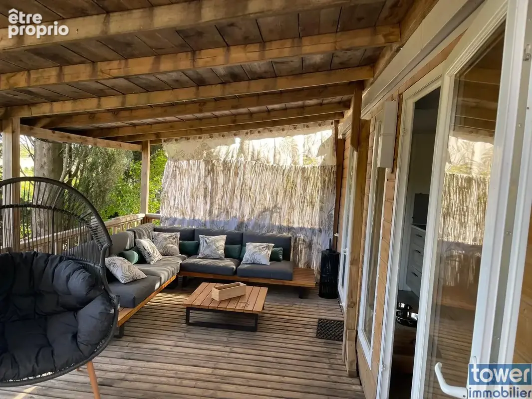 Ensemble de 2 mobil-homes climatisés avec grande terrasse et jardin - photo 1