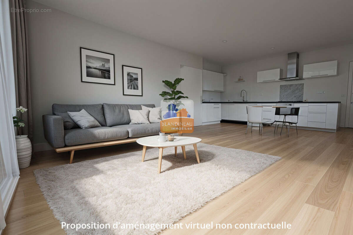 Appartement T2 Le Pellerin 44.85 m2  avec place de stationnement - photo 10