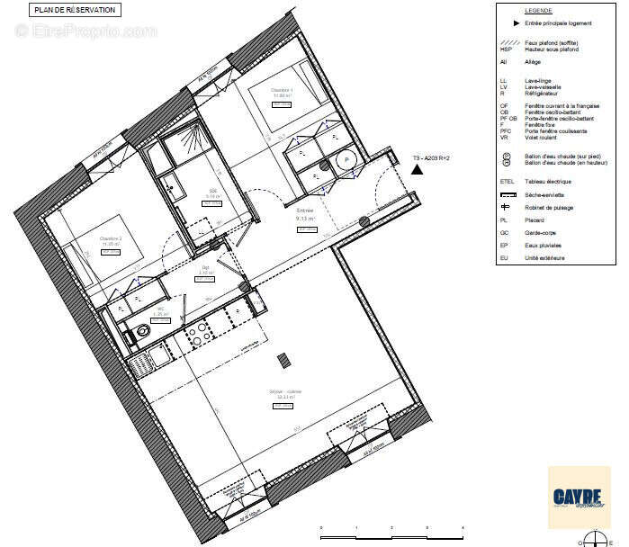 Appartement 73 m² à Saint-Malo  - photo 2