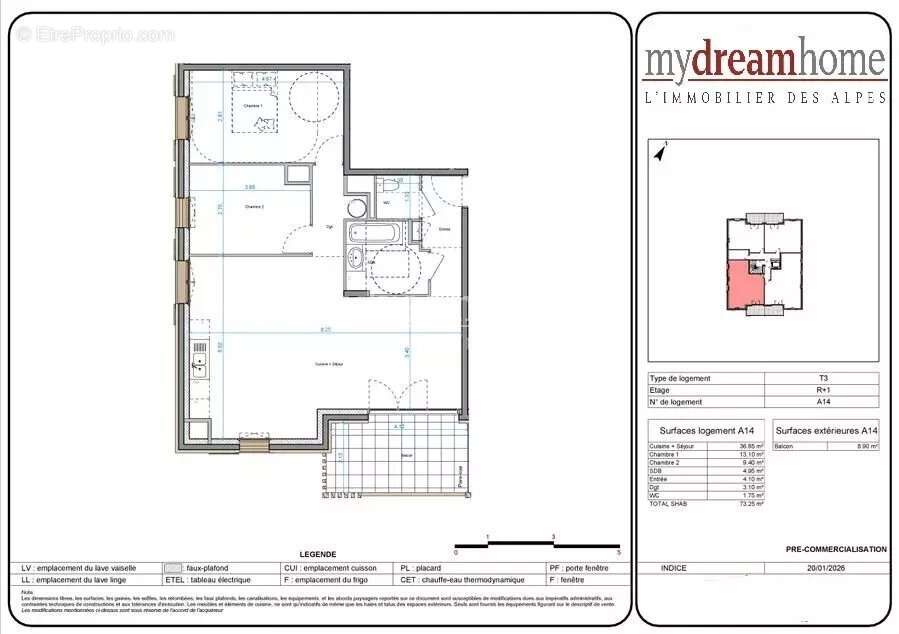 Appartement à PRAZ-SUR-ARLY