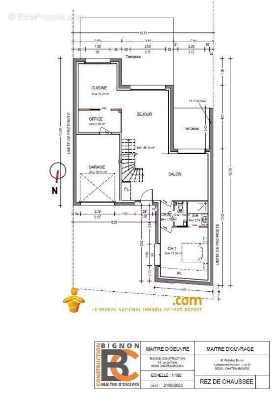 Maison à CHATEAUBOURG