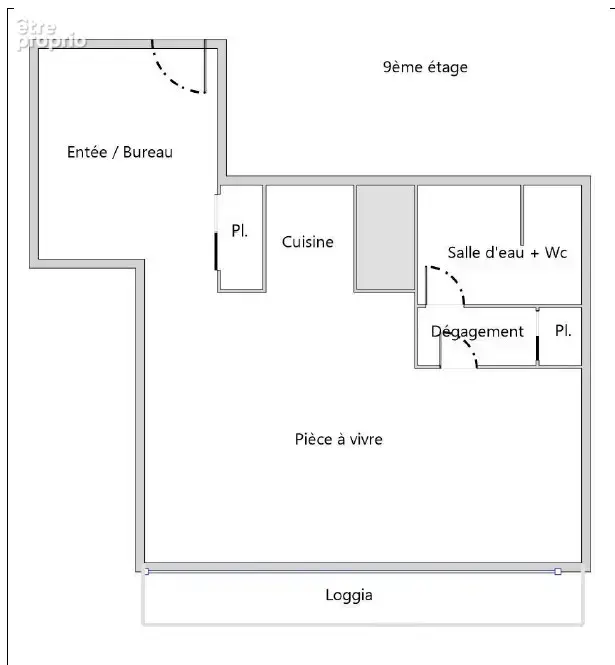 Grand studio avec balcon et vue panoramique - exclusivité aximmo - photo 17