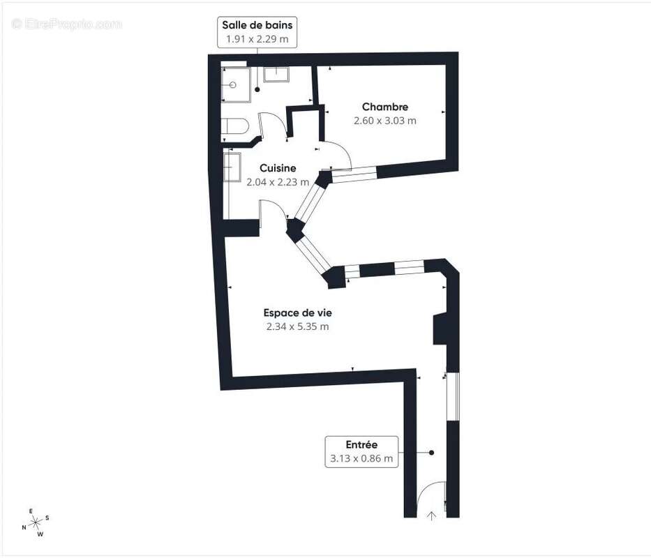 Appartement à PARIS-2E