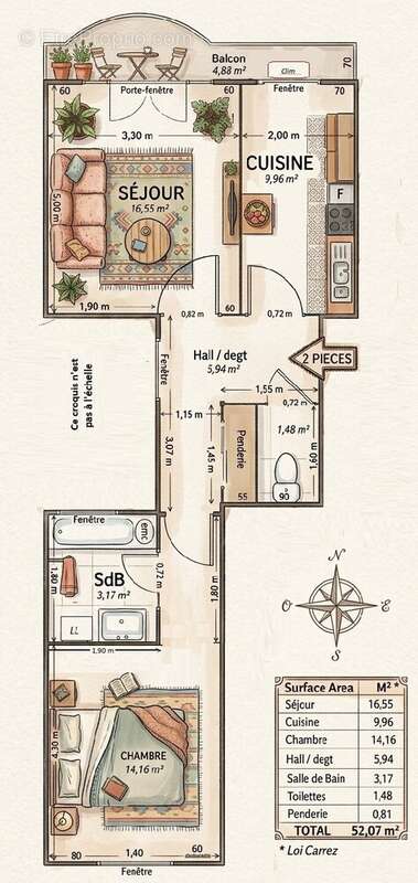 Appartement à NICE