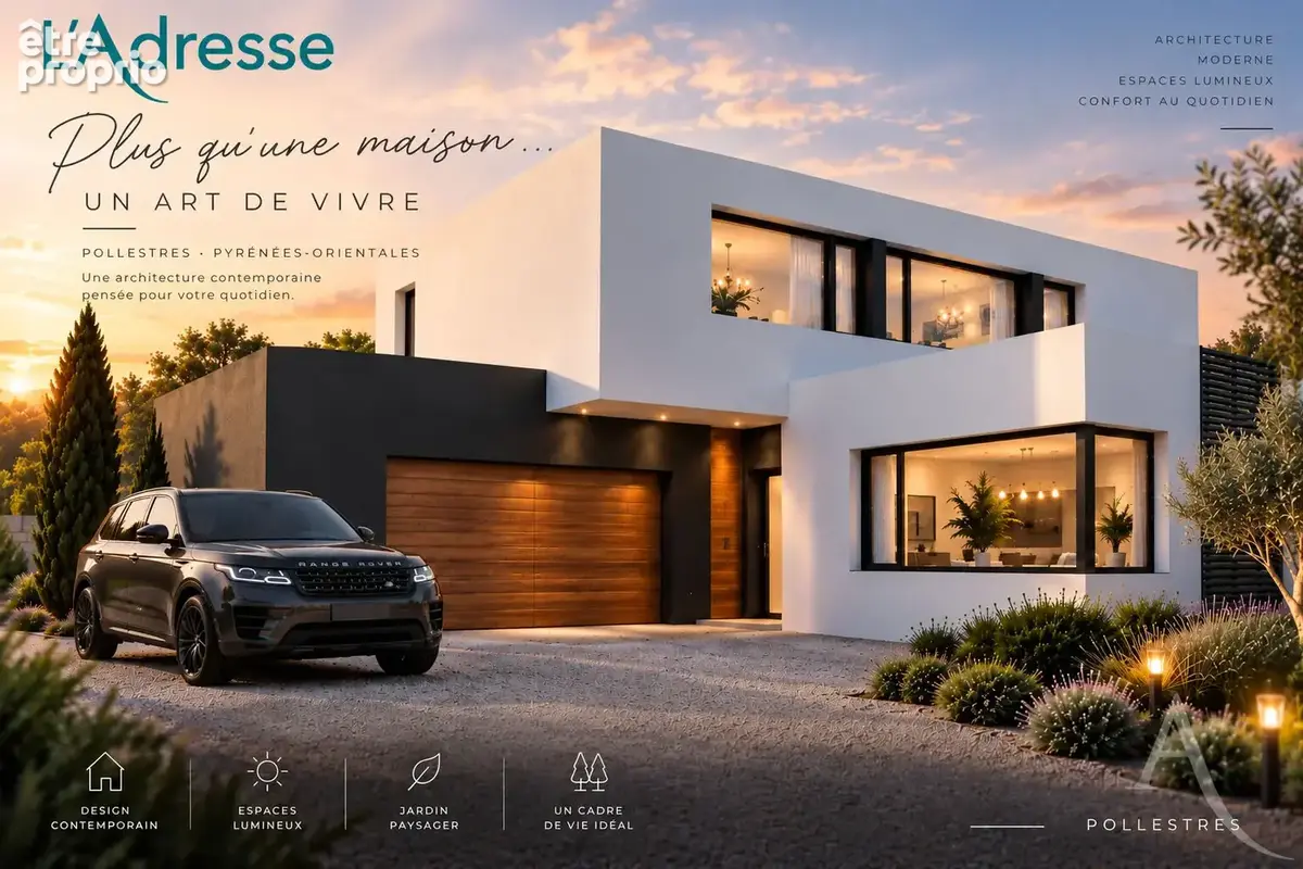 Pollestres, Villa Contemporaine de Type 5 avec garage et piscine - photo 2