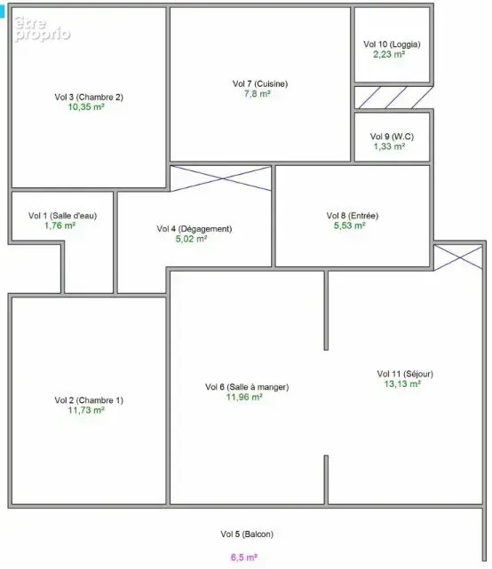 Clermont-Ferrand Centre : T3 de 72 m2 avec balcon, parking et cave - photo 12