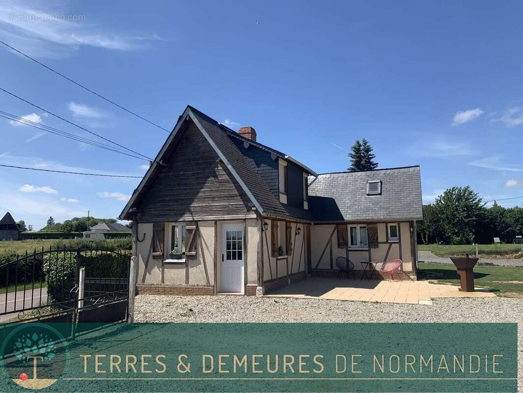 Dans l'EURE à proximité de BERNAY, peite maison de campagne avec 600 m2 de terrain - photo 3