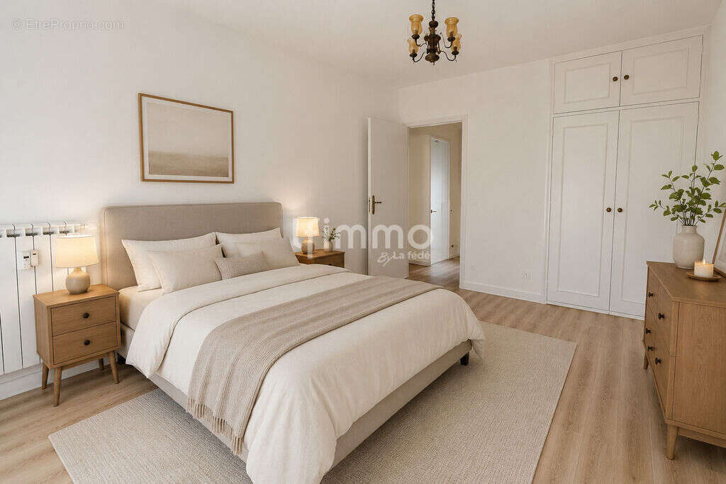T3 traversant 68 m² + Parking - La Chamberte Montpellier - photo 9