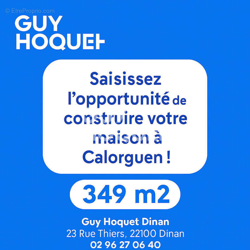 Terrain à CALORGUEN