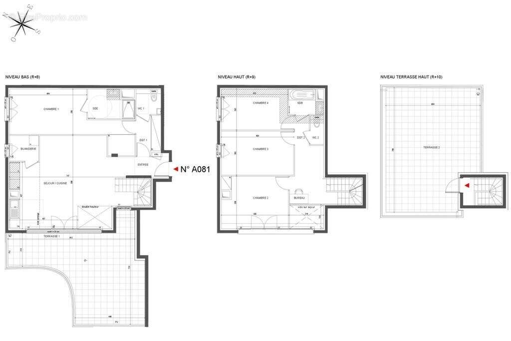 Clichy 92110 - berges de seine - duplex - 167 m² - 4 chambres - 2 terrasses - parking - photo 4