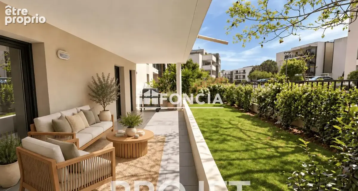 GRAND T3 en rez-de-jardin avec terrasse, jardin et piscine sur le toit - photo 4